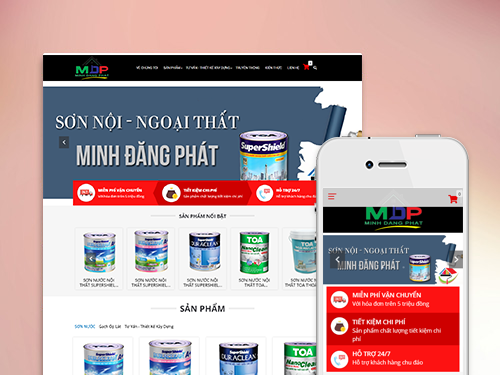 SƠN ( MẪU 4 ) - Hệ thống sàn dự án website affiliate